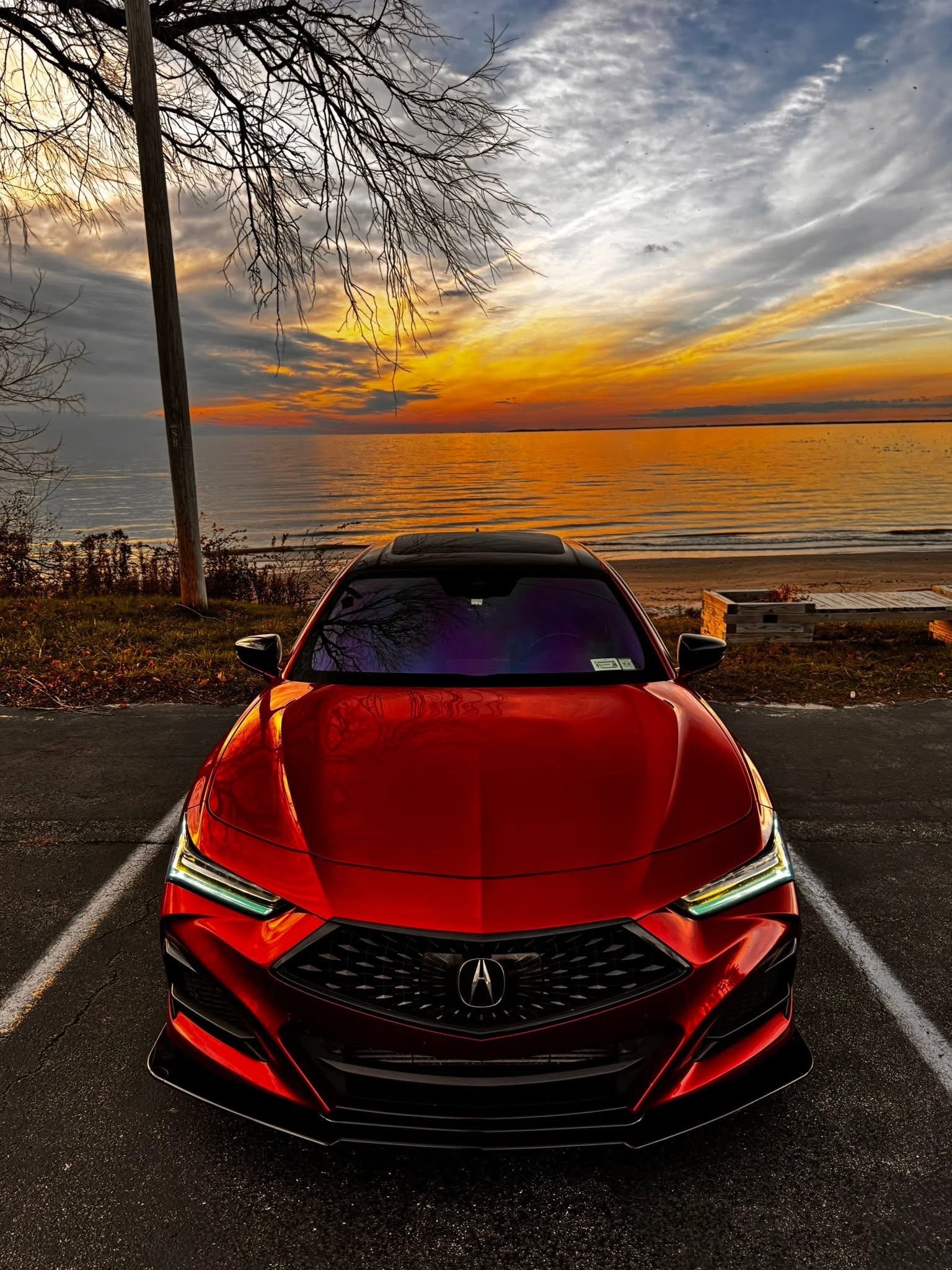 Front Splitter (3 Pcs) - Acura TLX A-SPEC/BASE 2021-2026