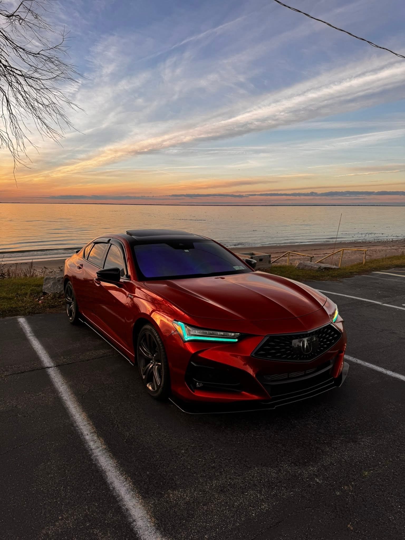 Front Splitter (3 Pcs) - Acura TLX A-SPEC/BASE 2021-2026